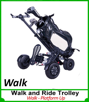 Golf Walk and Ride Trolley Cart